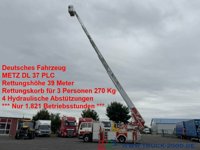 MAN 15.285 METZ Feuerwehr Drehleiter 39mRettungskorb - Vrachtwagen: afbeelding 1 MAN 15.285 METZ Feuerwehr Drehleiter 39mRettungskorb - Vrachtwagen: afbeelding 1