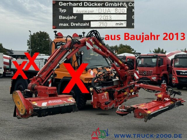 Unimog Dücker Mähkombination RSM Mäher Ausleger DUA800 - Vrachtwagen: afbeelding 1 Unimog Dücker Mähkombination RSM Mäher Ausleger DUA800 - Vrachtwagen: afbeelding 1