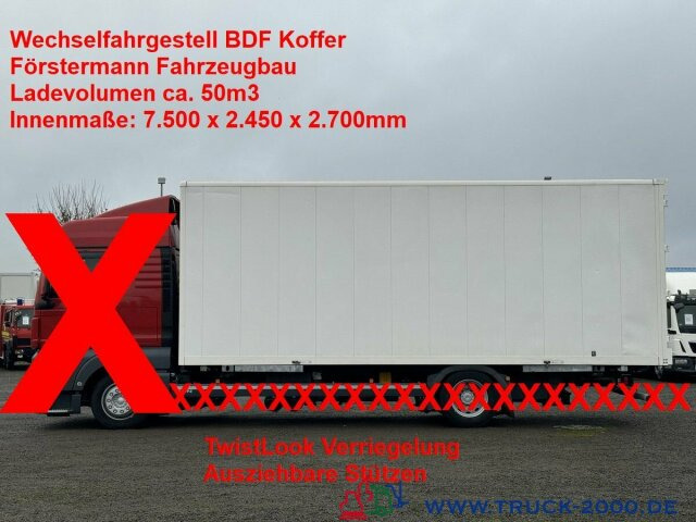Wechselbrücke BDF Koffer Förstermann ca. 50 m3 - Gesloten laadbak: afbeelding 1 Wechselbrücke BDF Koffer Förstermann ca. 50 m3 - Gesloten laadbak: afbeelding 1