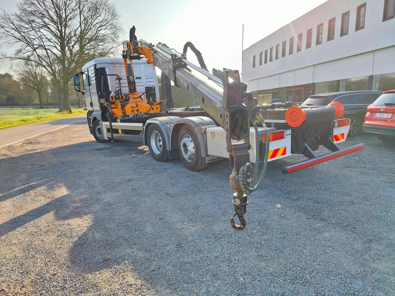 MAN TGX 26.400 6x2 Euro5 Container LEEBUR + Crane Effer 145 - Haakarmsysteem vrachtwagen, Kraanwagen: afbeelding 5 MAN TGX 26.400 6x2 Euro5 Container LEEBUR + Crane Effer 145 - Haakarmsysteem vrachtwagen, Kraanwagen: afbeelding 5