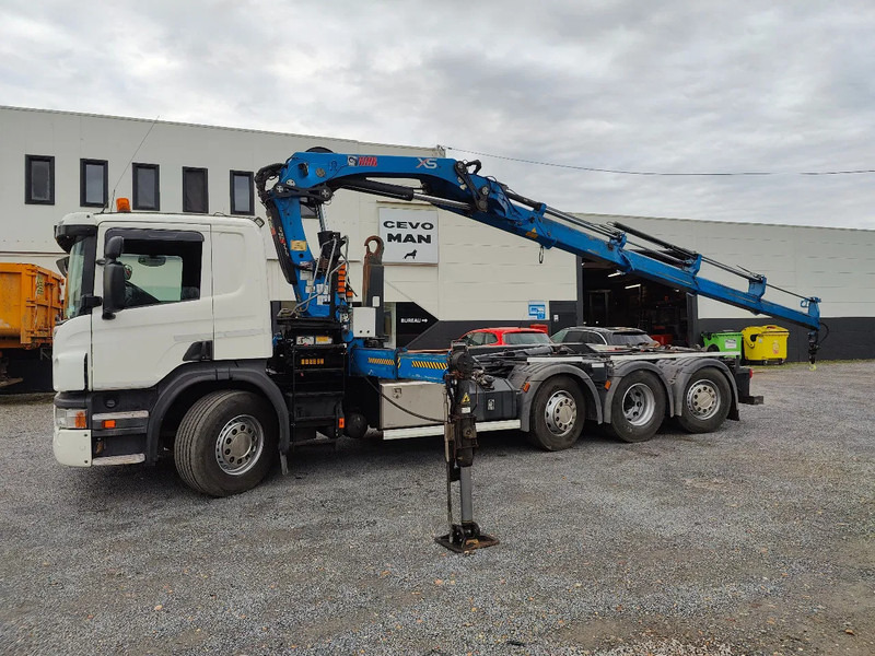 Scania P360 8x2 Tridem container Crane HIAB 244 - Haakarmsysteem vrachtwagen, Kraanwagen: afbeelding 2 Scania P360 8x2 Tridem container Crane HIAB 244 - Haakarmsysteem vrachtwagen, Kraanwagen: afbeelding 2