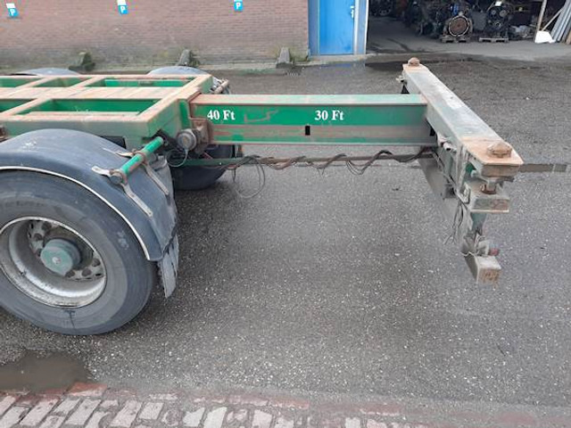 Containertransporter/ Wissellaadbak oplegger Bulthuis 3UCC 39 EU: afbeelding 6