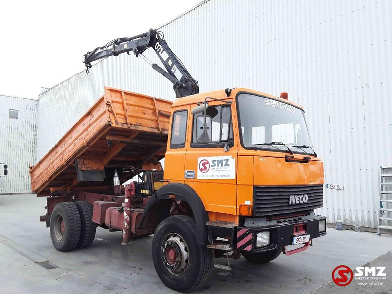 Iveco Magirus 170.23 hiab 071 - Kipper vrachtwagen, Kraanwagen: afbeelding 1 Iveco Magirus 170.23 hiab 071 - Kipper vrachtwagen, Kraanwagen: afbeelding 1