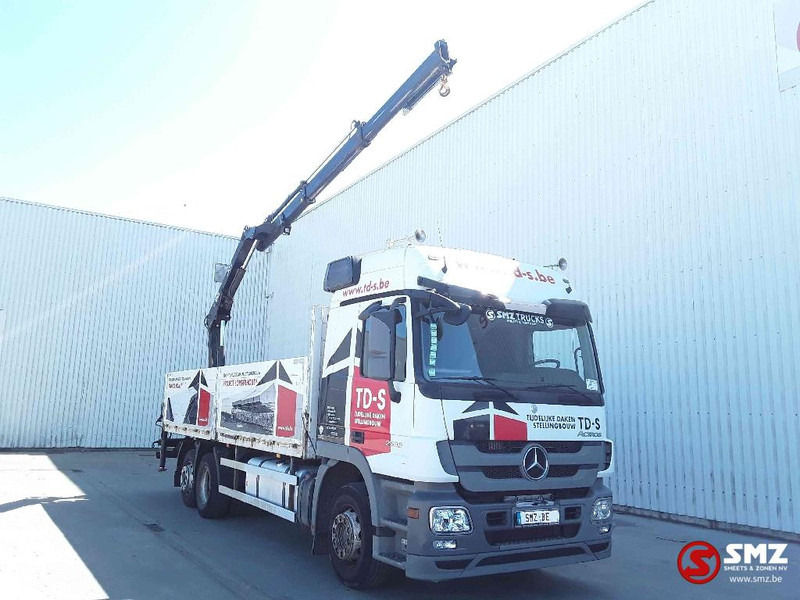 Mercedes-Benz Actros 2636 Hiab 123 B 2+remote - Vrachtwagen met open laadbak, Kraanwagen: afbeelding 1 Mercedes-Benz Actros 2636 Hiab 123 B 2+remote - Vrachtwagen met open laadbak, Kraanwagen: afbeelding 1