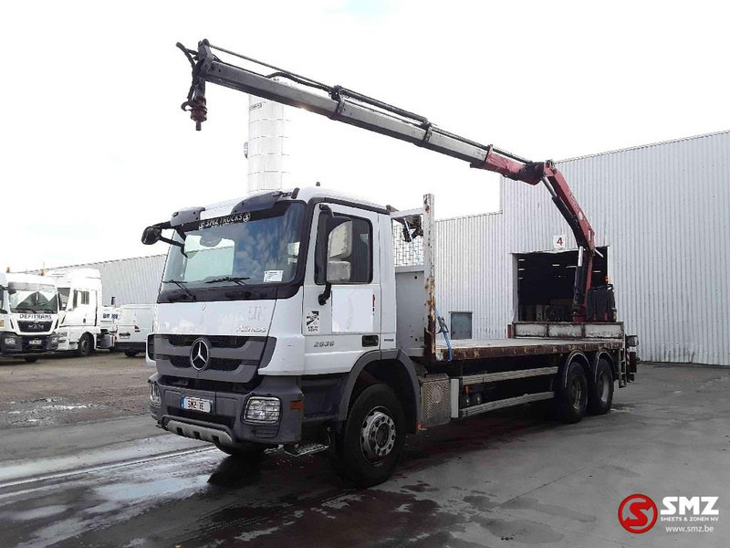 Mercedes-Benz Actros 2636 fassi f 155 full steeleps - Vrachtwagen met open laadbak, Kraanwagen: afbeelding 2 Mercedes-Benz Actros 2636 fassi f 155 full steeleps - Vrachtwagen met open laadbak, Kraanwagen: afbeelding 2
