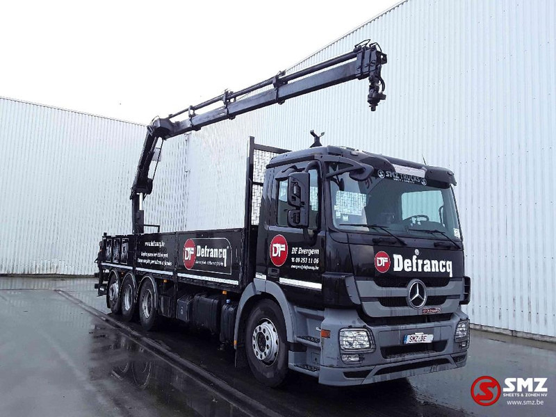 Mercedes-Benz Actros 3236 hiab 166-5remote - Vrachtwagen met open laadbak, Kraanwagen: afbeelding 1 Mercedes-Benz Actros 3236 hiab 166-5remote - Vrachtwagen met open laadbak, Kraanwagen: afbeelding 1