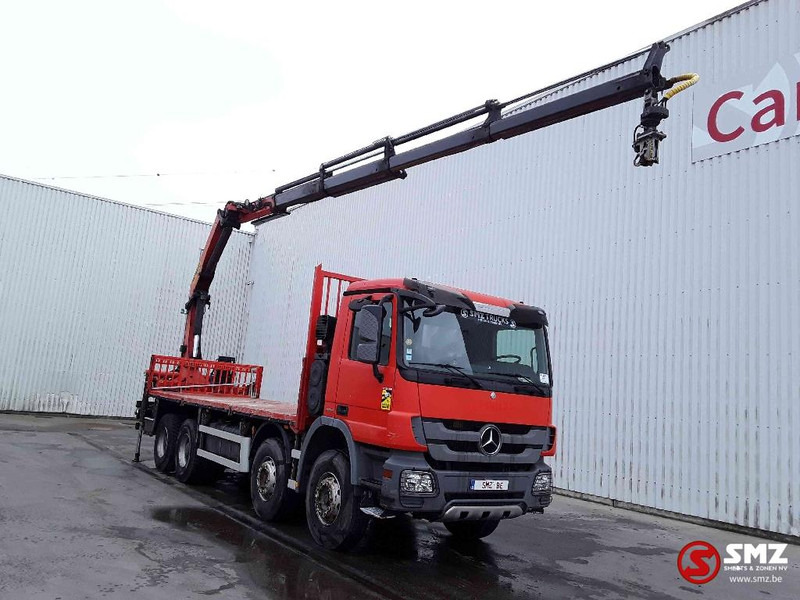 Mercedes-Benz Actros 4144 Palfinger Pk22002Eh 4 ext remote - Vrachtwagen met open laadbak, Kraanwagen: afbeelding 1 Mercedes-Benz Actros 4144 Palfinger Pk22002Eh 4 ext remote - Vrachtwagen met open laadbak, Kraanwagen: afbeelding 1