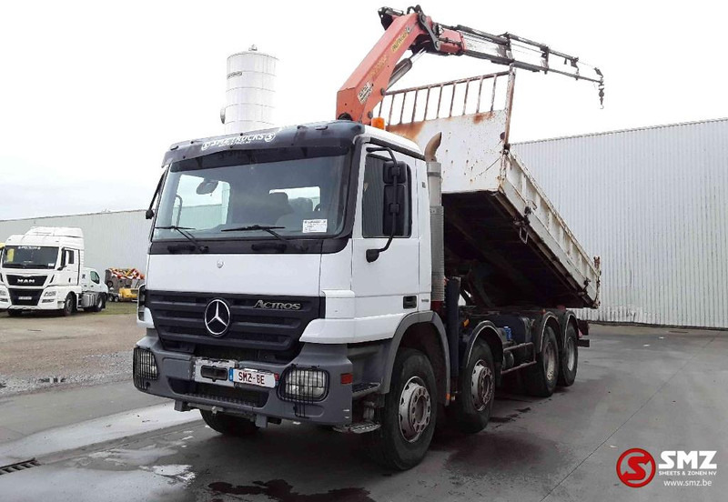Mercedes-Benz Actros 4144 palfinber pk2002/4Ext remote - Kipper vrachtwagen, Kraanwagen: afbeelding 3 Mercedes-Benz Actros 4144 palfinber pk2002/4Ext remote - Kipper vrachtwagen, Kraanwagen: afbeelding 3
