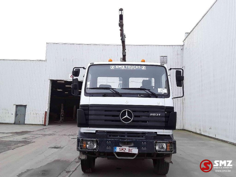 Mercedes-Benz SK 1831 hiab 090 lames - Vrachtwagen met open laadbak, Kraanwagen: afbeelding 2 Mercedes-Benz SK 1831 hiab 090 lames - Vrachtwagen met open laadbak, Kraanwagen: afbeelding 2