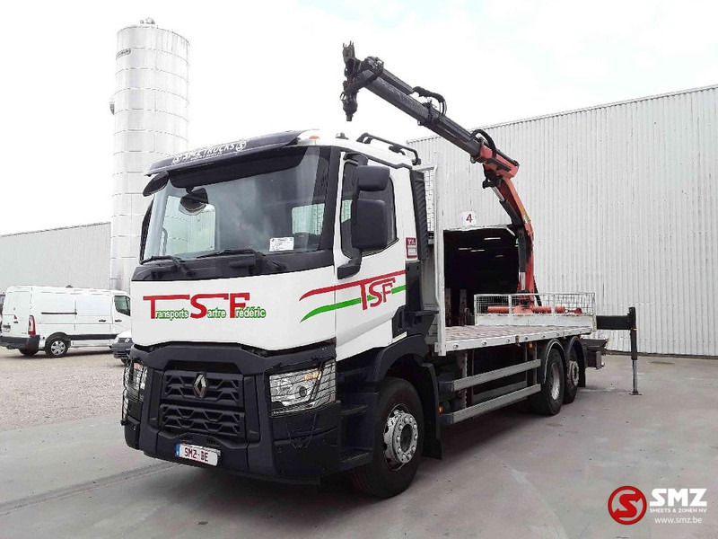 Renault C 430 palfinger pk 1001 remote - Vrachtwagen met open laadbak, Kraanwagen: afbeelding 3 Renault C 430 palfinger pk 1001 remote - Vrachtwagen met open laadbak, Kraanwagen: afbeelding 3