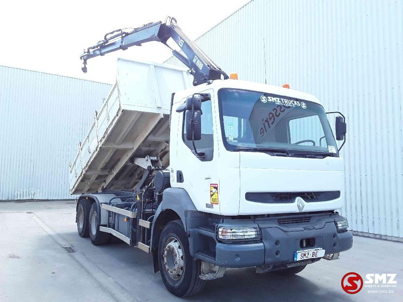 Renault Kerax 370 Hiab 144B-2 - Kipper vrachtwagen, Kraanwagen: afbeelding 1 Renault Kerax 370 Hiab 144B-2 - Kipper vrachtwagen, Kraanwagen: afbeelding 1