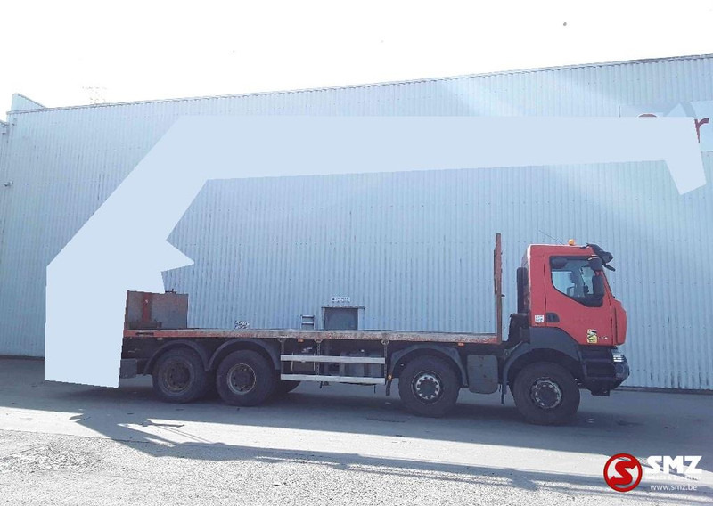 Renault Kerax 430 8x4 - Vrachtwagen met open laadbak, Kraanwagen: afbeelding 4 Renault Kerax 430 8x4 - Vrachtwagen met open laadbak, Kraanwagen: afbeelding 4