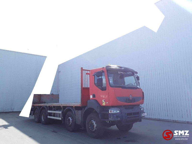 Renault Kerax 430 8x4 - Vrachtwagen met open laadbak, Kraanwagen: afbeelding 1 Renault Kerax 430 8x4 - Vrachtwagen met open laadbak, Kraanwagen: afbeelding 1