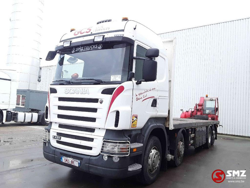 Scania R 420 8x2 +manitou TMT 25.20 - Vrachtwagen met open laadbak: afbeelding 3 Scania R 420 8x2 +manitou TMT 25.20 - Vrachtwagen met open laadbak: afbeelding 3