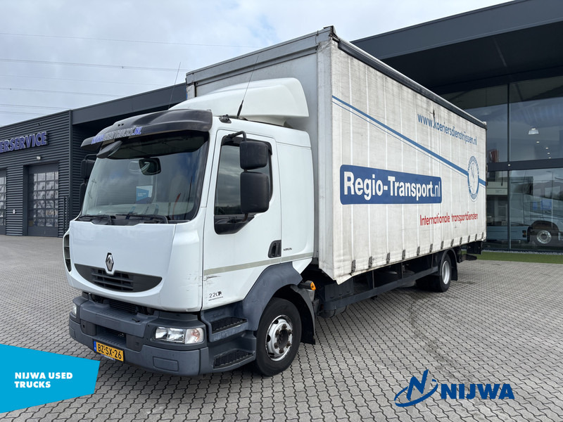 Renault MIDLUM 220 4x2 Schuifzeil + Laadklep - Schuifzeilen vrachtwagen: afbeelding 1 Renault MIDLUM 220 4x2 Schuifzeil + Laadklep - Schuifzeilen vrachtwagen: afbeelding 1
