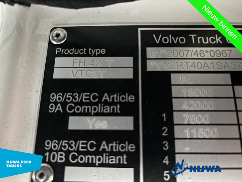 Nieuw Trekker Volvo FH 500 Aero XL TC 4x2 VDS + Retarder: afbeelding 6 Nieuw Trekker Volvo FH 500 Aero XL TC 4x2 VDS + Retarder: afbeelding 6