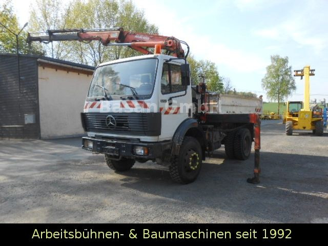 Mercedes-Benz MB 1717 AK Kipper Allrad mit Kran Atlas 100.1 Mercedes-Benz MB 1717 AK Kipper Allrad mit Kran Atlas 100.1 - Kipper vrachtwagen, Kraanwagen: afbeelding 4 Mercedes-Benz MB 1717 AK Kipper Allrad mit Kran Atlas 100.1 Mercedes-Benz MB 1717 AK Kipper Allrad mit Kran Atlas 100.1 - Kipper vrachtwagen, Kraanwagen: afbeelding 4