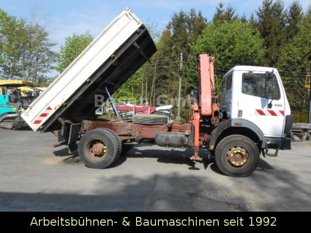 Mercedes-Benz MB 1717 AK Kipper Allrad mit Kran Atlas 100.1 Mercedes-Benz MB 1717 AK Kipper Allrad mit Kran Atlas 100.1 - Kipper vrachtwagen, Kraanwagen: afbeelding 1 Mercedes-Benz MB 1717 AK Kipper Allrad mit Kran Atlas 100.1 Mercedes-Benz MB 1717 AK Kipper Allrad mit Kran Atlas 100.1 - Kipper vrachtwagen, Kraanwagen: afbeelding 1