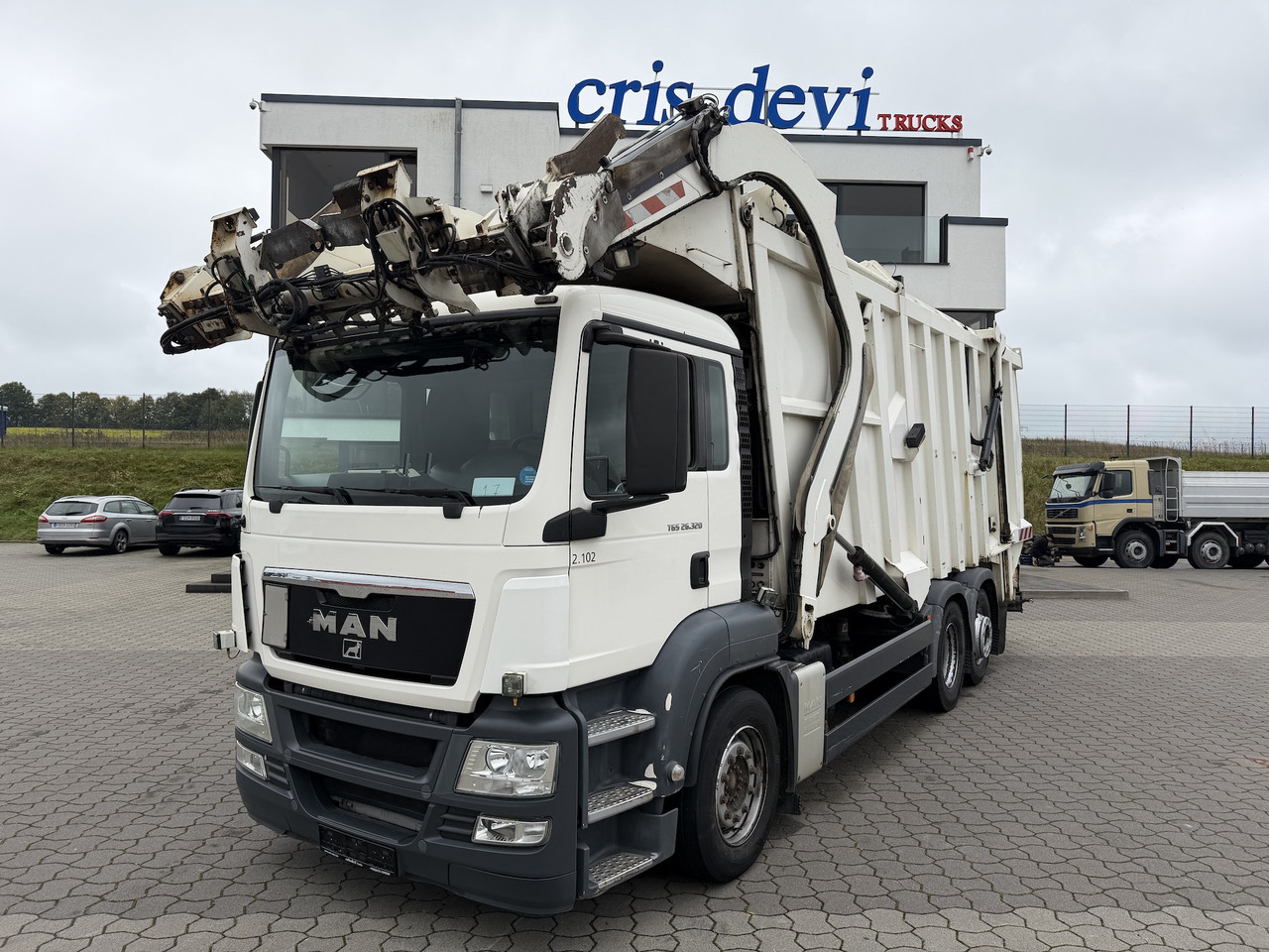 MAN TGS 26.320 6x2 BL Faun Frontlader - Vuilniswagen: afbeelding 1 MAN TGS 26.320 6x2 BL Faun Frontlader - Vuilniswagen: afbeelding 1
