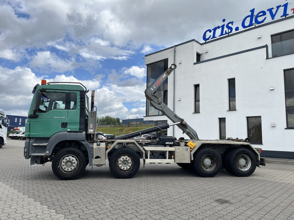 MAN TGS 35.480 8x4 Abrollkipper Hiab Multilift AHK - Haakarmsysteem vrachtwagen: afbeelding 5 MAN TGS 35.480 8x4 Abrollkipper Hiab Multilift AHK - Haakarmsysteem vrachtwagen: afbeelding 5