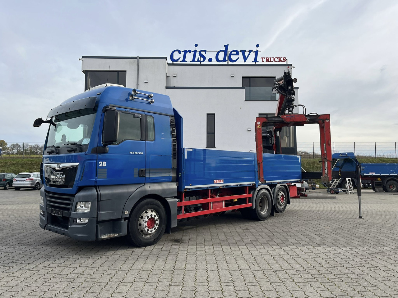 MAN TGX 26.500 6x2 Palfinger 18001 SLD 3 Baustoff - Vrachtwagen met open laadbak, Kraanwagen: afbeelding 1 MAN TGX 26.500 6x2 Palfinger 18001 SLD 3 Baustoff - Vrachtwagen met open laadbak, Kraanwagen: afbeelding 1