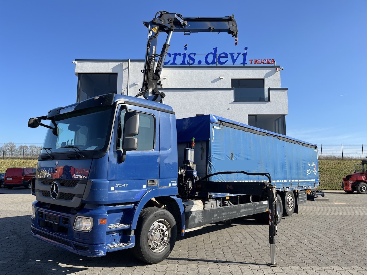 Mercedes-Benz 2541 6x2  Atlas 135.2E Pritsche 8,20 m Ausziehbar - Schuifzeilen vrachtwagen, Kraanwagen: afbeelding 1 Mercedes-Benz 2541 6x2  Atlas 135.2E Pritsche 8,20 m Ausziehbar - Schuifzeilen vrachtwagen, Kraanwagen: afbeelding 1