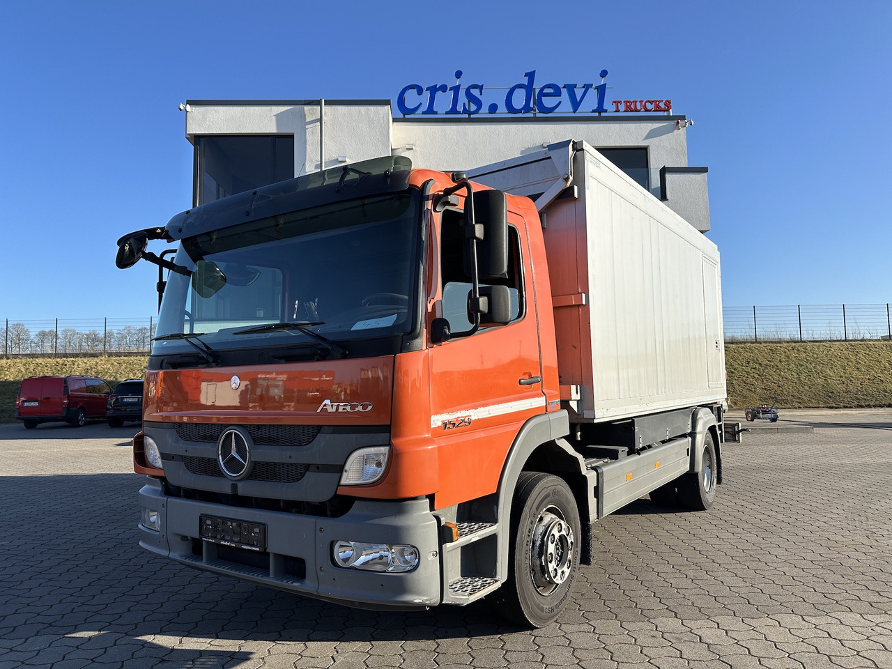 Kraanwagen, Kipper vrachtwagen Mercedes-Benz Atego 1529 4x2  Atlas 57.3-A2   Kadaverkipper: afbeelding 8
