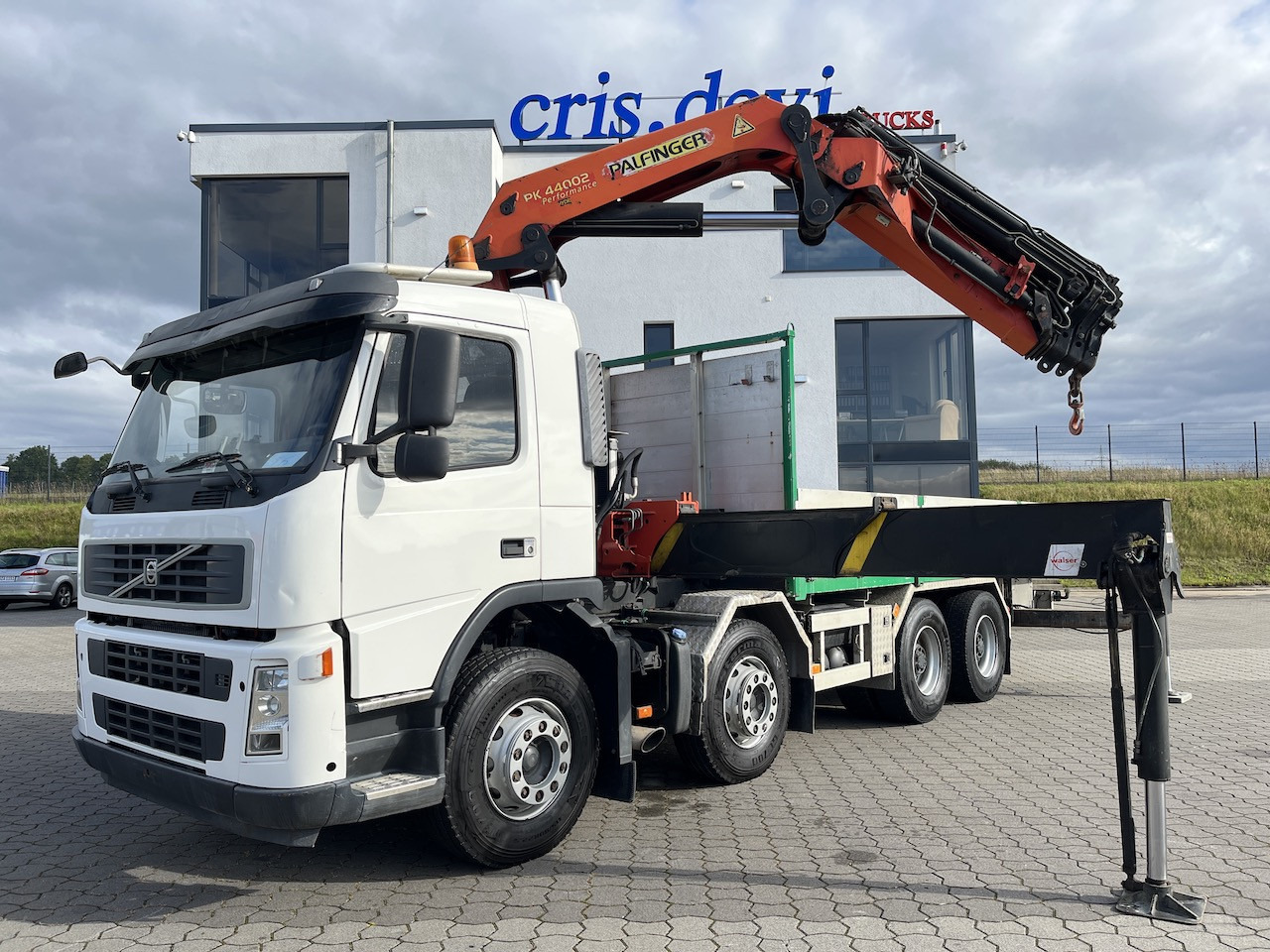 Volvo FM 440 8x4 Palfinger PK 44002 Wechselsystem - Kraanwagen, Vrachtwagen met open laadbak: afbeelding 1 Volvo FM 440 8x4 Palfinger PK 44002 Wechselsystem - Kraanwagen, Vrachtwagen met open laadbak: afbeelding 1