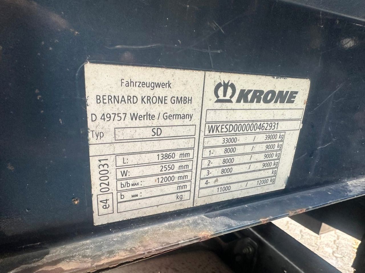 Schuifzeiloplegger Krone SDP27   Profiliner Edscher  XL , SAF Scheibenbre: afbeelding 9