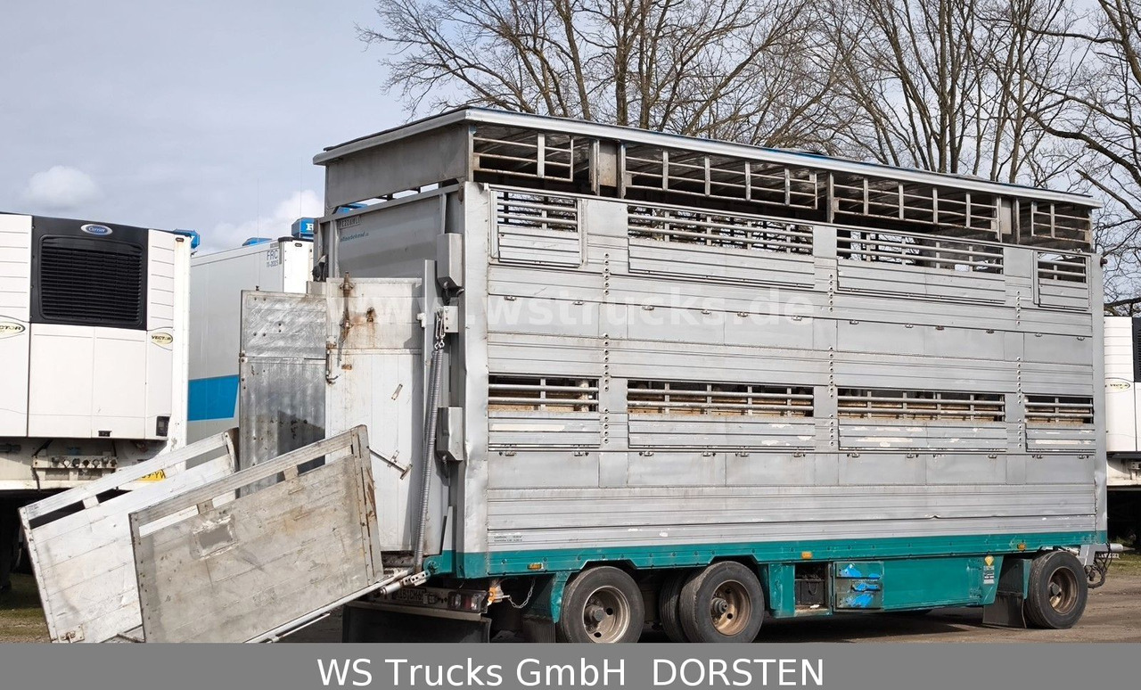 Nieuw Veewagen aanhangwagen Pezzaioli Pezzaiolli 2 Stock RBA31F ausfahrbares Dach: afbeelding 9
