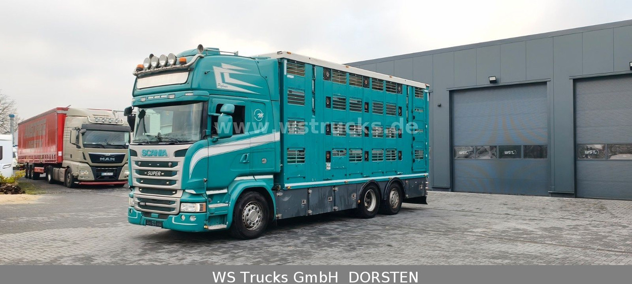 Scania R 490 Topline Menke 4 Stock Hubdach | Retader - Paardenvrachtwagen: afbeelding 2 Scania R 490 Topline Menke 4 Stock Hubdach | Retader - Paardenvrachtwagen: afbeelding 2