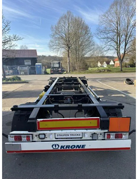 Krone 10 x Jumbo Lafette deutsche Anh. TÜV NEU! 10 x Jumbo Lafette deutsche Anh. TÜV NEU! - Containertransporter/ Wissellaadbak aanhangwagen: afbeelding 4 Krone 10 x Jumbo Lafette deutsche Anh. TÜV NEU! 10 x Jumbo Lafette deutsche Anh. TÜV NEU! - Containertransporter/ Wissellaadbak aanhangwagen: afbeelding 4