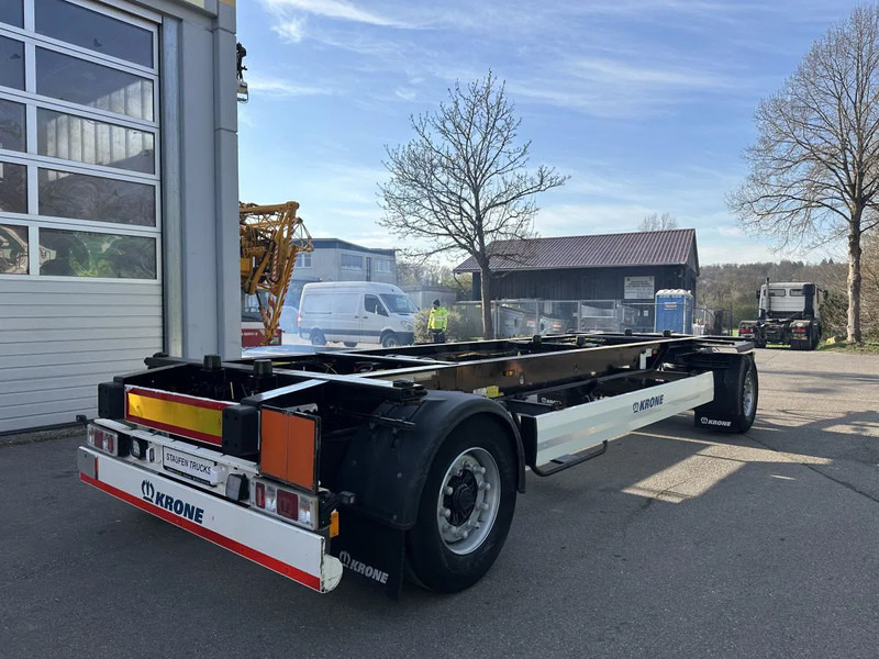 Krone 10 x Jumbo Lafette deutsche Anh. TÜV NEU! 10 x Jumbo Lafette deutsche Anh. TÜV NEU! - Containertransporter/ Wissellaadbak aanhangwagen: afbeelding 5 Krone 10 x Jumbo Lafette deutsche Anh. TÜV NEU! 10 x Jumbo Lafette deutsche Anh. TÜV NEU! - Containertransporter/ Wissellaadbak aanhangwagen: afbeelding 5