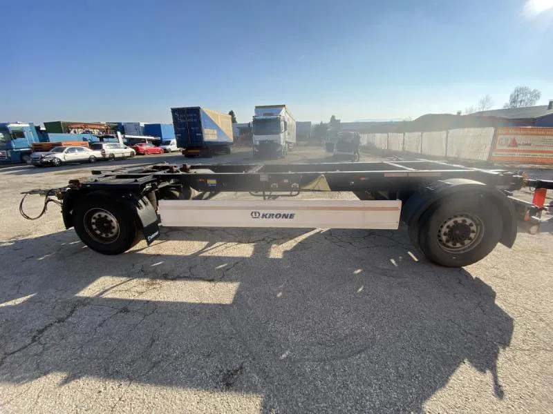 Krone 2- Achs Lafette !! HU/ TÜV NEU !! 2- Achs Lafette !! HU/ TÜV NEU !! - Containertransporter/ Wissellaadbak aanhangwagen: afbeelding 1 Krone 2- Achs Lafette !! HU/ TÜV NEU !! 2- Achs Lafette !! HU/ TÜV NEU !! - Containertransporter/ Wissellaadbak aanhangwagen: afbeelding 1