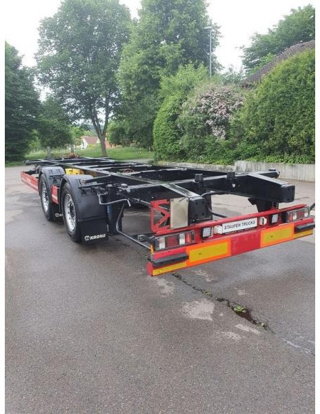 Krone Tandem Standard Lafette tiefgekuppelt 2-Achs Tandem Standard Lafette tiefgekuppelt TÜV NEU! - Containertransporter/ Wissellaadbak aanhangwagen: afbeelding 4 Krone Tandem Standard Lafette tiefgekuppelt 2-Achs Tandem Standard Lafette tiefgekuppelt TÜV NEU! - Containertransporter/ Wissellaadbak aanhangwagen: afbeelding 4