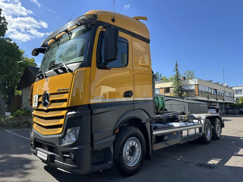 Mercedes-Benz Actros 2645 6x2 ABROLLER Lenk/Lift MEILLER 2170 Intarder - Haakarmsysteem vrachtwagen, Kraanwagen: afbeelding 2 Mercedes-Benz Actros 2645 6x2 ABROLLER Lenk/Lift MEILLER 2170 Intarder - Haakarmsysteem vrachtwagen, Kraanwagen: afbeelding 2
