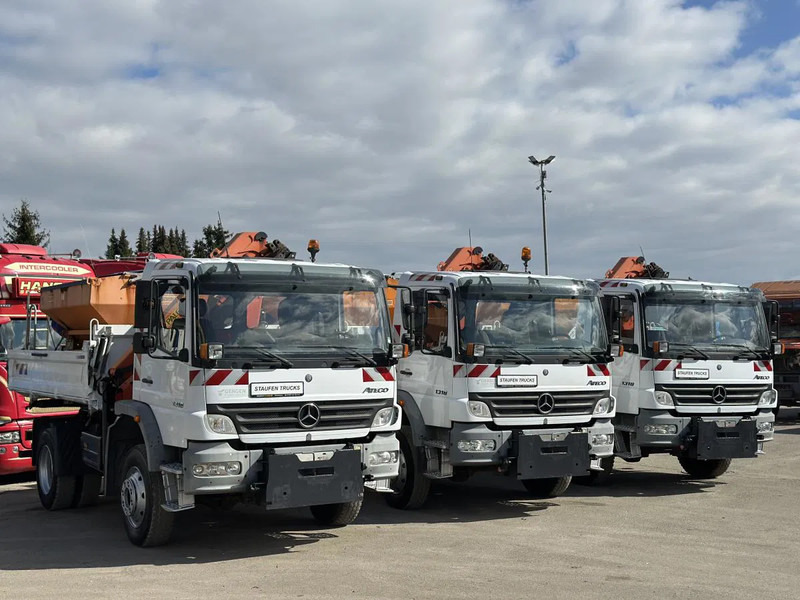 Mercedes-Benz Atego 1318 5 x AK Allrad Kran Palfinger 7001 - Kipper vrachtwagen, Kraanwagen: afbeelding 2 Mercedes-Benz Atego 1318 5 x AK Allrad Kran Palfinger 7001 - Kipper vrachtwagen, Kraanwagen: afbeelding 2