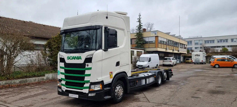 Scania 6X2 BDF Intarder Lenkachse VANTEC hyd Hubr - Containertransporter/ Wissellaadbak vrachtwagen: afbeelding 1 Scania 6X2 BDF Intarder Lenkachse VANTEC hyd Hubr - Containertransporter/ Wissellaadbak vrachtwagen: afbeelding 1