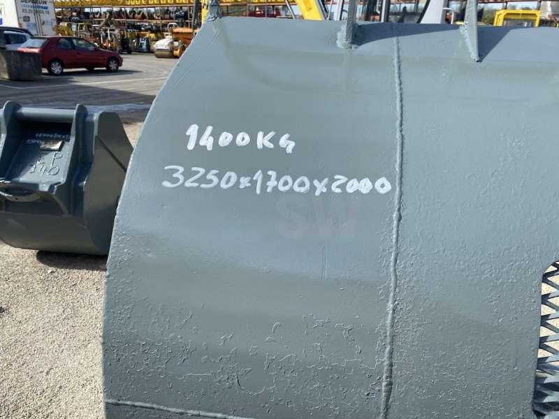 Voorladerbak voor Bouwmachine 3250 mm - Attache Rapide Chargeur: afbeelding 9