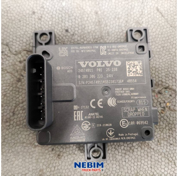 Volvo Volvo - 24574911 - Regeleenheid radar - Onderdelen: afbeelding 3 Volvo Volvo - 24574911 - Regeleenheid radar - Onderdelen: afbeelding 3