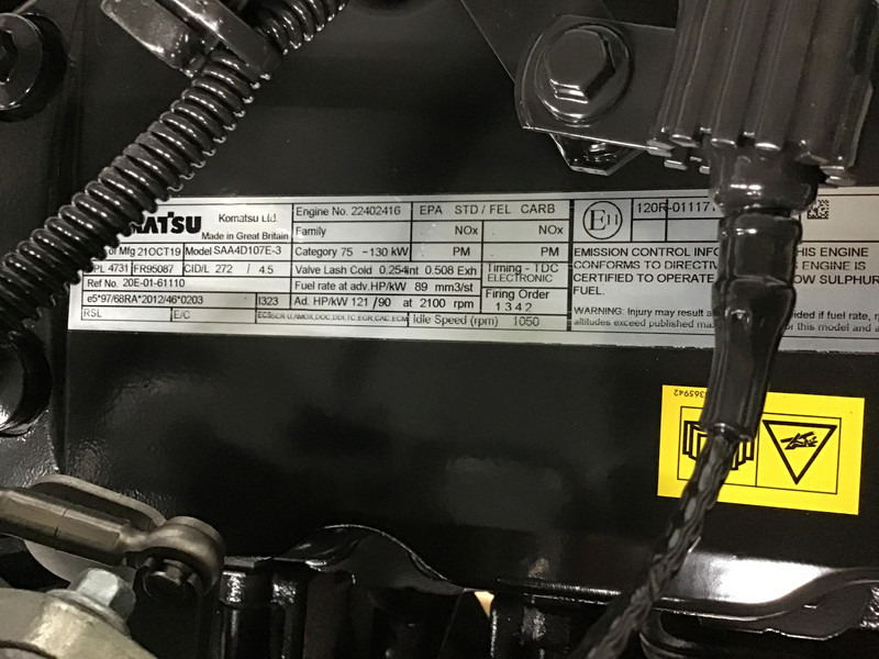 Nieuw Bouwmachine Komatsu SAA4D107E-3 CPL4731 NEW: afbeelding 6