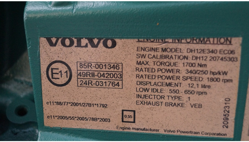 Nieuw Bouwmachine Volvo DH12E380 RECONDITIONED: afbeelding 7