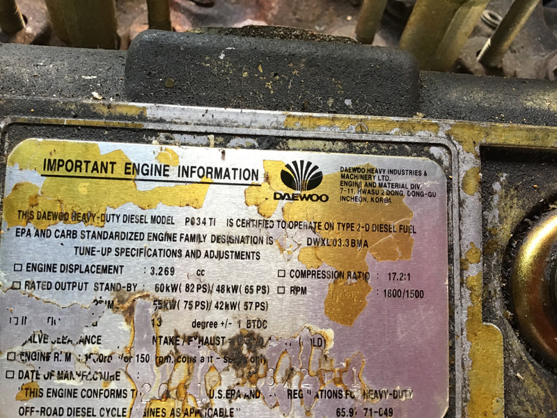 Doosan EWOO DAEWOO PO34TI GENERATOR 50 KVA USED - Industrie generator: afbeelding 5 Doosan EWOO DAEWOO PO34TI GENERATOR 50 KVA USED - Industrie generator: afbeelding 5