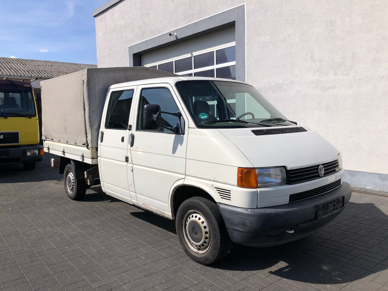 Volkswagen T4 - 2.5 TDI Grüne Plakette - Schuifzeilen bestelwagen, Bestelwagen met dubbele cabine: afbeelding 1 Volkswagen T4 - 2.5 TDI Grüne Plakette - Schuifzeilen bestelwagen, Bestelwagen met dubbele cabine: afbeelding 1