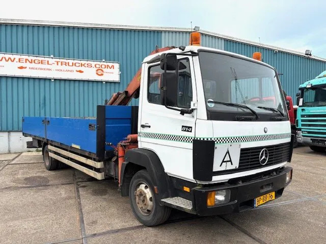 Mercedes-Benz 914 K (ORIGINAL DUTCH) WITH OPEN BOX & HIAB 650 CRANE (6-CILINDER / FULL STEEL SUSPENSION / MANUAL GEARBOX) - Kraanwagen: afbeelding 2 Mercedes-Benz 914 K (ORIGINAL DUTCH) WITH OPEN BOX & HIAB 650 CRANE (6-CILINDER / FULL STEEL SUSPENSION / MANUAL GEARBOX) - Kraanwagen: afbeelding 2