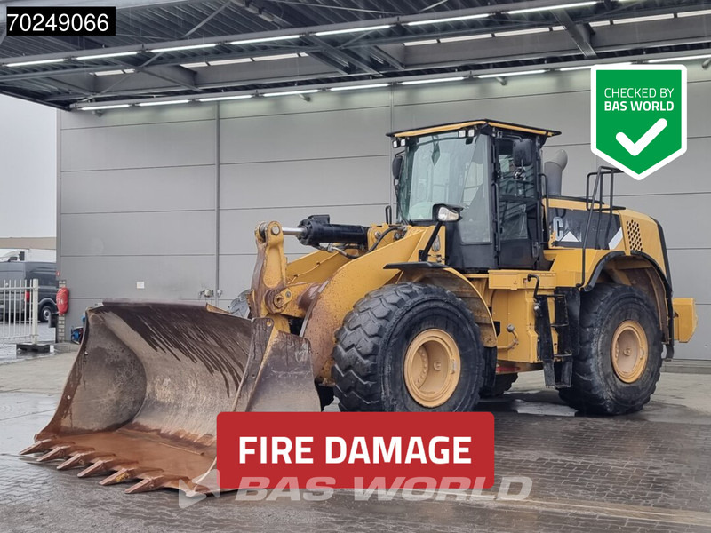 Cat 966 K FIRE DAMAGE - OPERABLE - Wiellader: afbeelding 1 Cat 966 K FIRE DAMAGE - OPERABLE - Wiellader: afbeelding 1