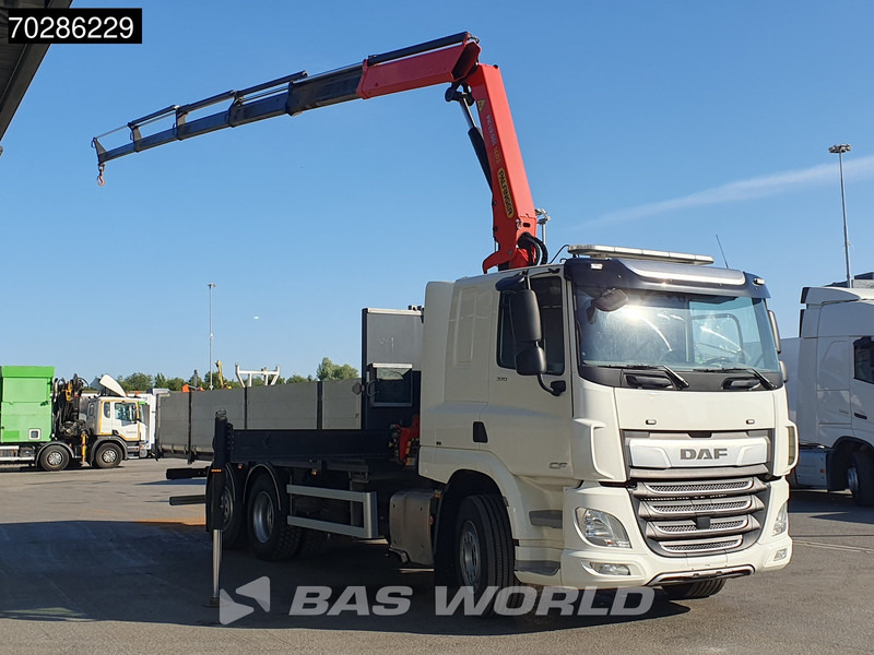 DAF CF 370 CF 6X2 Palfinger PK19.001 SLD D Kran Crane ACC Lift+lenkasche Euro 6 - Vrachtwagen met open laadbak, Kraanwagen: afbeelding 3 DAF CF 370 CF 6X2 Palfinger PK19.001 SLD D Kran Crane ACC Lift+lenkasche Euro 6 - Vrachtwagen met open laadbak, Kraanwagen: afbeelding 3