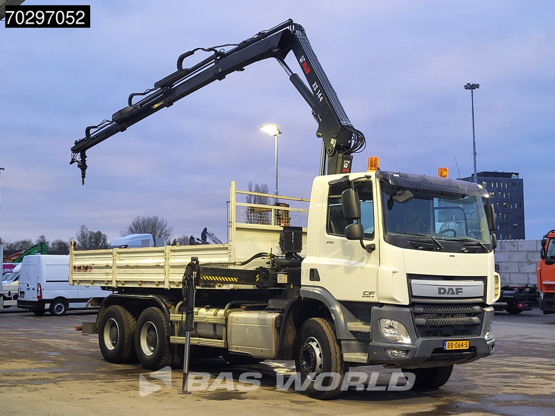 DAF CF 370 CF 6X4 HIAB 144 BS-3 HIDUO Crane Kran 8m3 Tipper Big-Axle Steelsuspension Euro 6 - Kipper vrachtwagen, Kraanwagen: afbeelding 3 DAF CF 370 CF 6X4 HIAB 144 BS-3 HIDUO Crane Kran 8m3 Tipper Big-Axle Steelsuspension Euro 6 - Kipper vrachtwagen, Kraanwagen: afbeelding 3