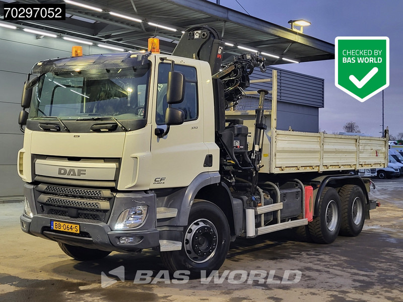 DAF CF 370 CF 6X4 HIAB 144 BS-3 HIDUO Crane Kran 8m3 Tipper Big-Axle Steelsuspension Euro 6 - Kipper vrachtwagen, Kraanwagen: afbeelding 1 DAF CF 370 CF 6X4 HIAB 144 BS-3 HIDUO Crane Kran 8m3 Tipper Big-Axle Steelsuspension Euro 6 - Kipper vrachtwagen, Kraanwagen: afbeelding 1