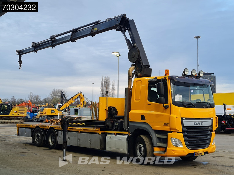 DAF CF 410 CF 6X2 HIAB 244EP-4 HIPRO Crane Kran Lift +Steering Axle Automatic Euro 6 - Vrachtwagen met open laadbak, Kraanwagen: afbeelding 3 DAF CF 410 CF 6X2 HIAB 244EP-4 HIPRO Crane Kran Lift +Steering Axle Automatic Euro 6 - Vrachtwagen met open laadbak, Kraanwagen: afbeelding 3